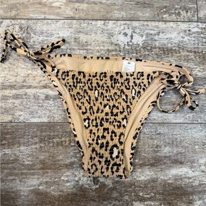 Hollister Leopard Print Bikini Bottom